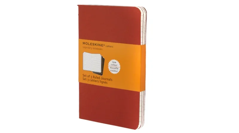 Moleskine jegyzetfüzet cahier 3db ch111 piros 