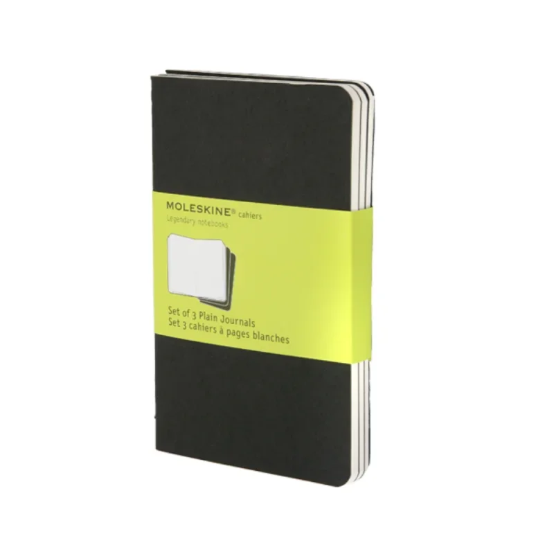 Moleskine jegyzetfüzet cahier 3db qp313 fekete 