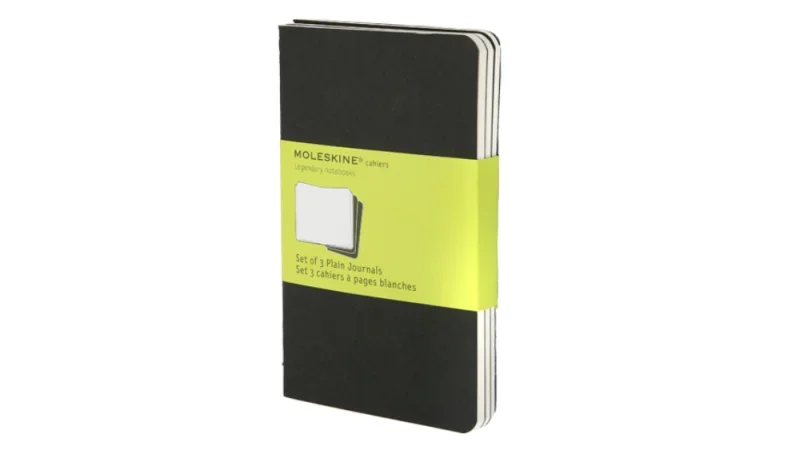 Moleskine jegyzetfüzet cahier 3db qp313 fekete 