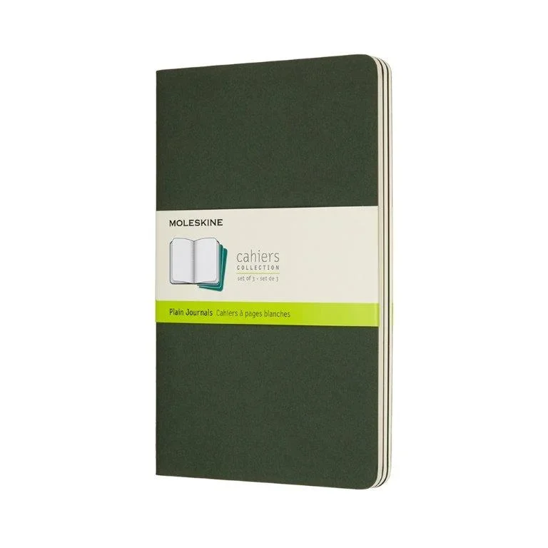 Moleskine jegyzetfüzet cahier 3db ch018k15 mirtusz zöld 