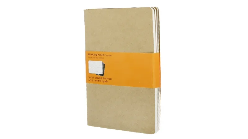 Moleskine jegyzetfüzet cahier 3db qp416 barna 