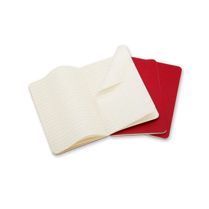 Moleskine jegyzetfüzet cahier 3db ch116vf piros 