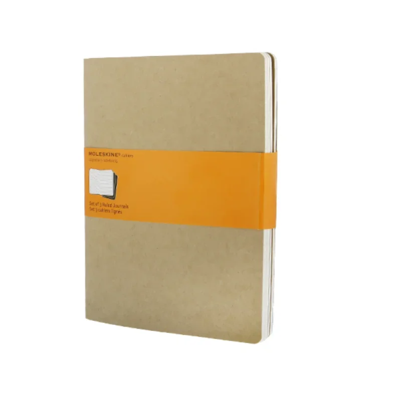 Moleskine jegyzetfüzet cahier 3db qp421 barna 