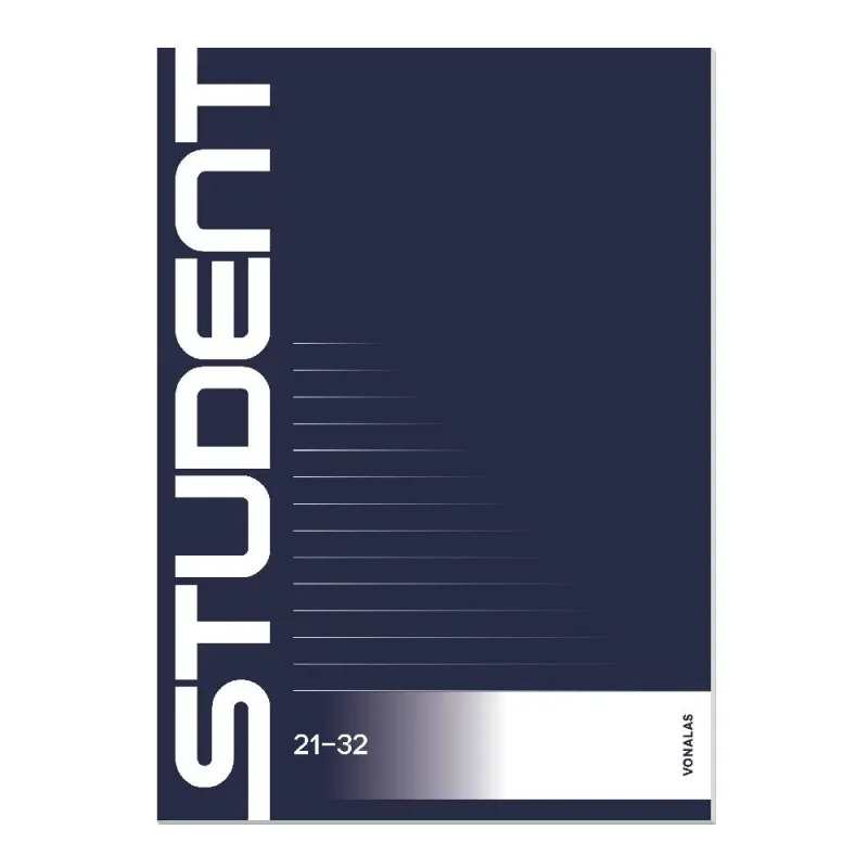 ICO Student füzet, Vonalas A5/32 lap