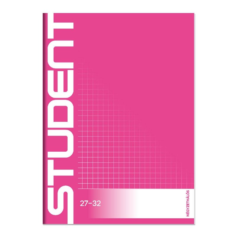 ICO Student füzet, Négyzethálós A5/32 lap