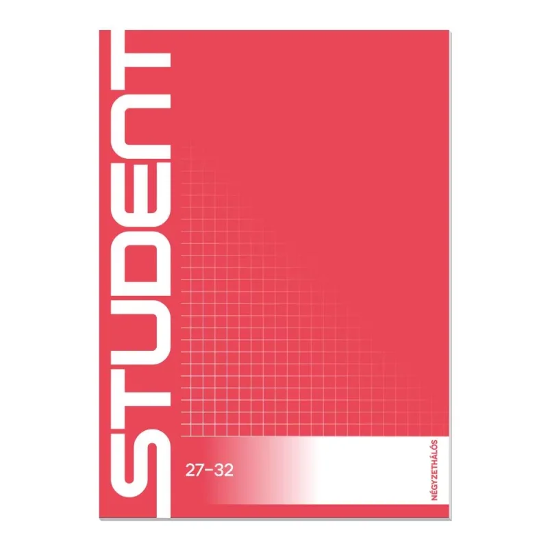 ICO Student füzet, Négyzethálós A5/32 lap