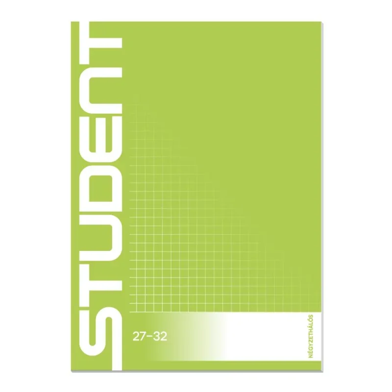 ICO Student füzet, Négyzethálós A5/32 lap