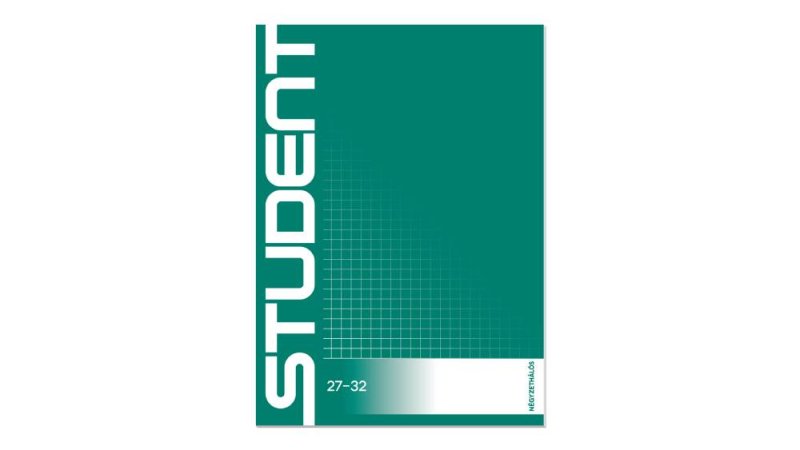ICO Student füzet, Négyzethálós A5/32 lap