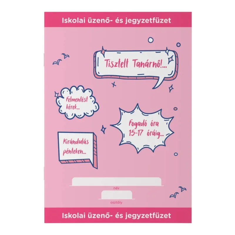 ICO Süni Iskolai üzenő-és jegyzetfüzet PETS (32 lap A/5)