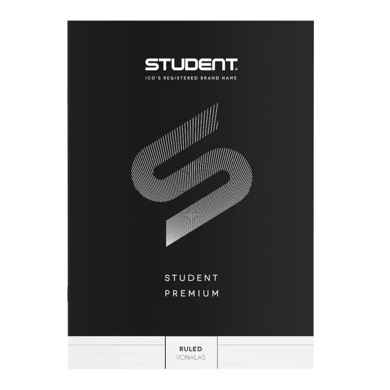 ICO Student Prémium füzet, vonalas A/4, 40lap