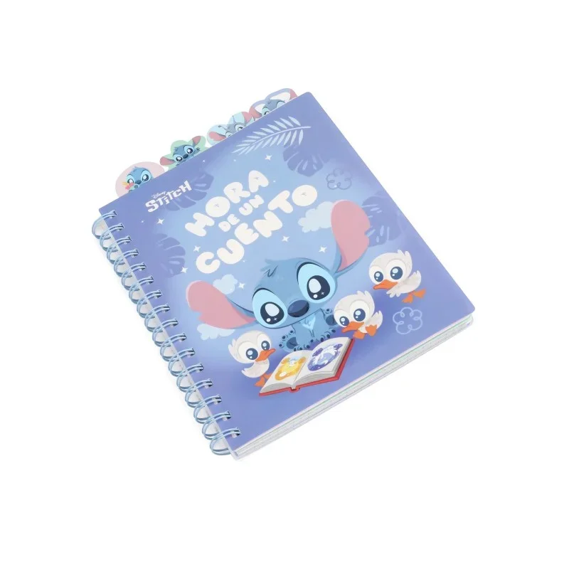 Peter Pen Spirálfüzet regiszteres, A5 100 lapos, Disney fashion STITCH