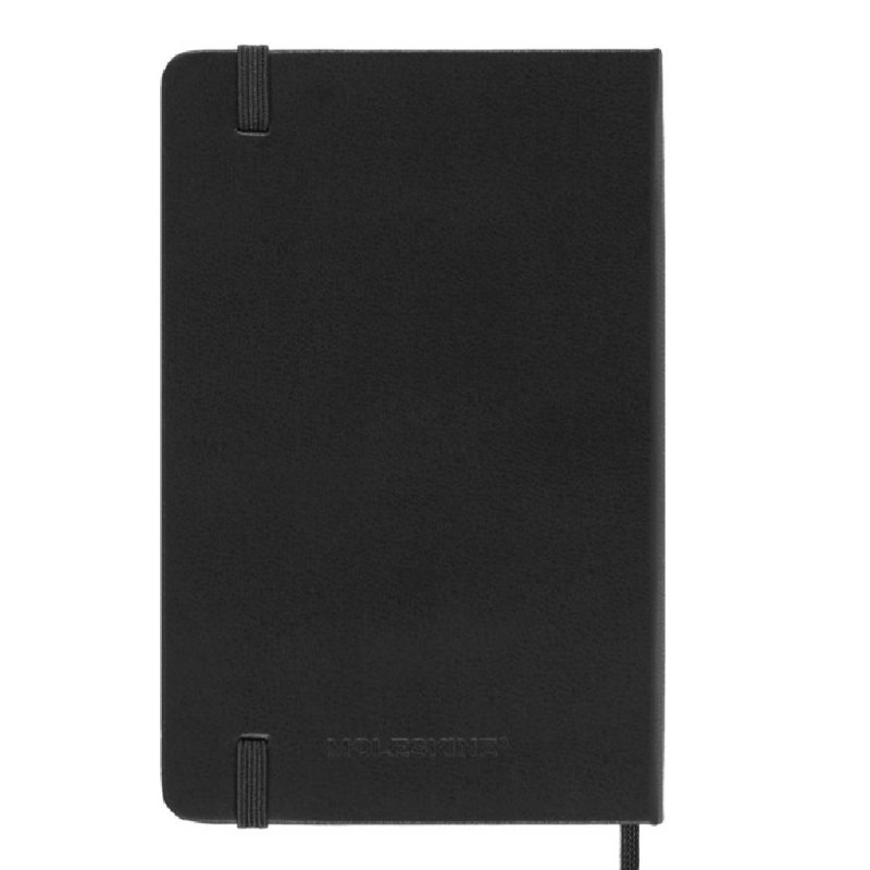 MOLESKINE Határidőnapló 2025/26 18 hónap, heti, kemény borítású, fekete (P)