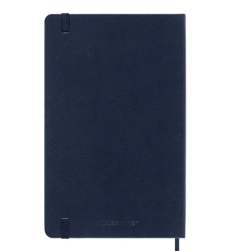 MOLESKINE Határidőnapló 2025/26 18 hónap, heti, kemény borítású, zafír kék (L)