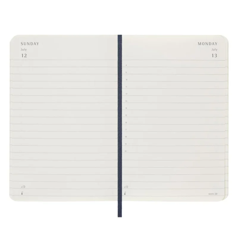 MOLESKINE Határidőnapló 2026 12 hónap, Napi, puha borító, MIRTUSZ ZÖLD (P)