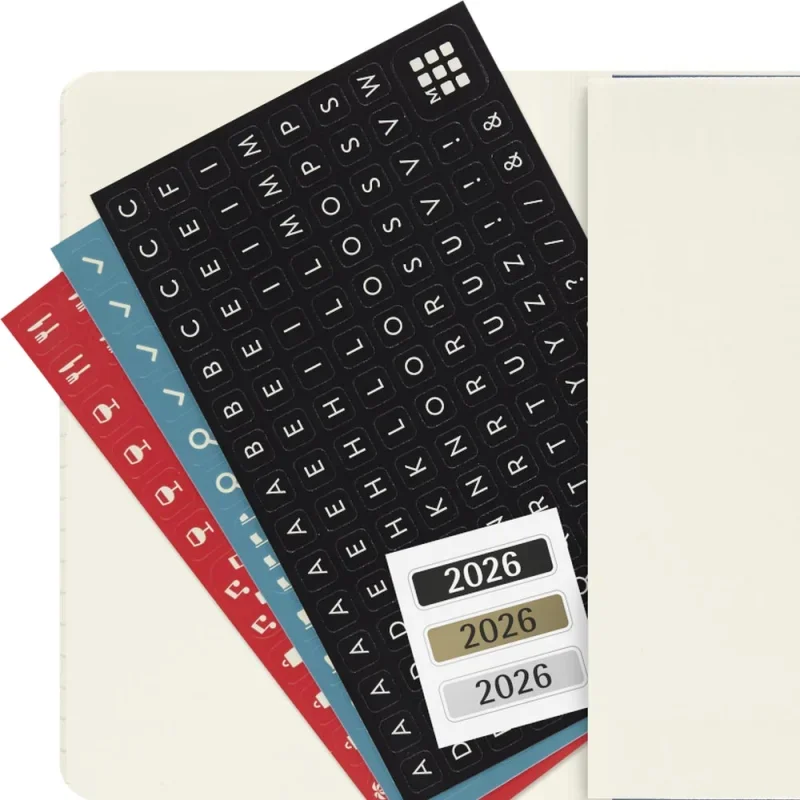 MOLESKINE Határidőnapló 2026 12 hónap, Napi, puha borító, MIRTUSZ ZÖLD (P)