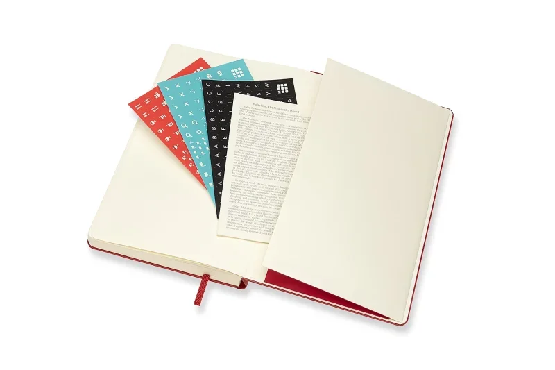 MOLESKINE Határidőnapló 2026 12 hónap, Napi, kemény borító, PIROS (L)