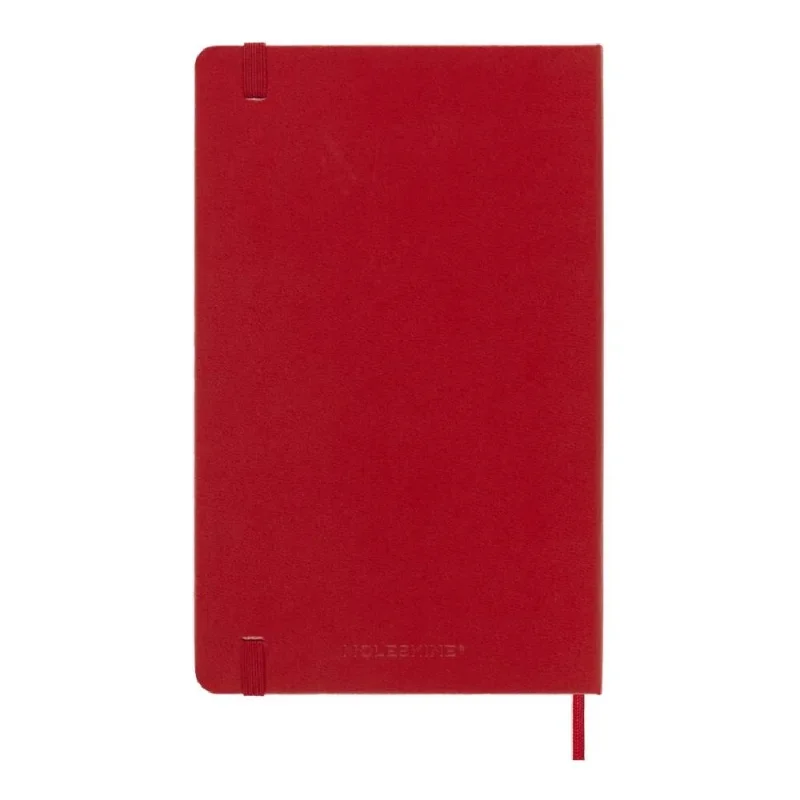 MOLESKINE Határidőnapló 2026 12 hónap, Napi, kemény borító, PIROS (L)