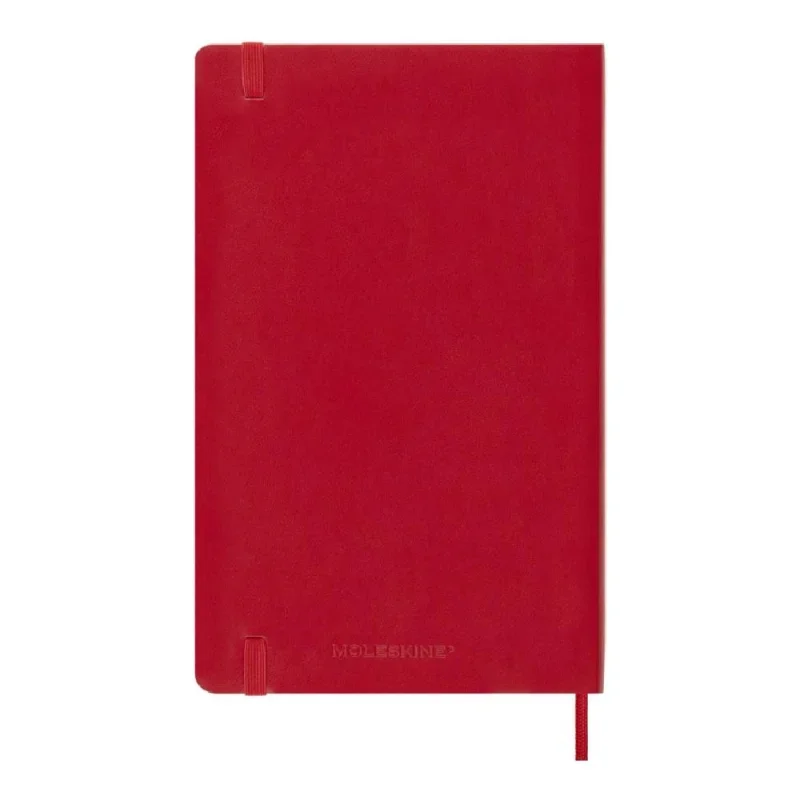 MOLESKINE Határidőnapló 2026 12 hónap, Napi, puha borító, PIROS (L)