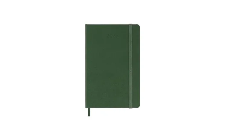 MOLESKINE Határidőnapló 2026 12 hónap, Heti, kemény borító, MIRTUSZ ZÖLD (P)