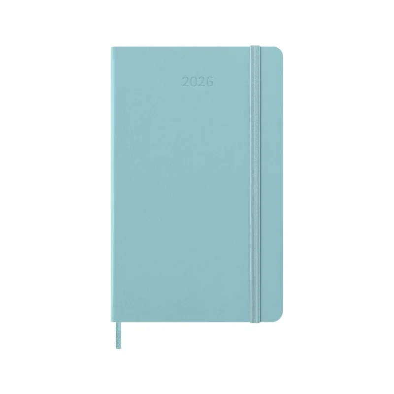 MOLESKINE Határidőnapló 2026 12 hónap, Heti, kemény borító, AQUAMARINE KÉK (L)