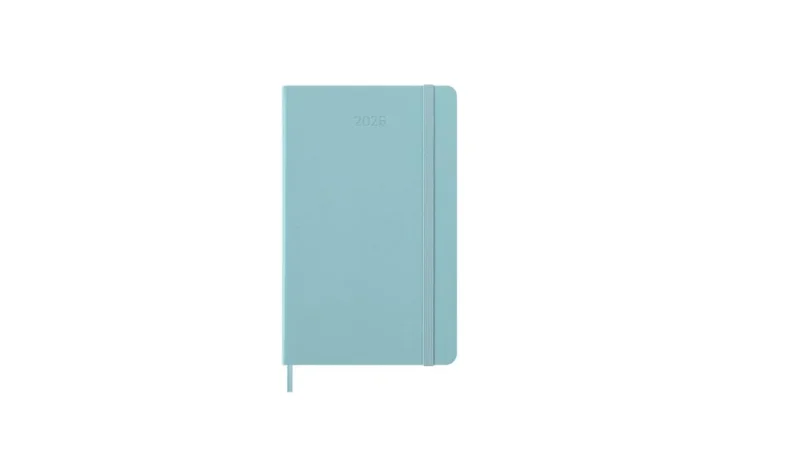 MOLESKINE Határidőnapló 2026 12 hónap, Heti, kemény borító, AQUAMARINE KÉK (L)