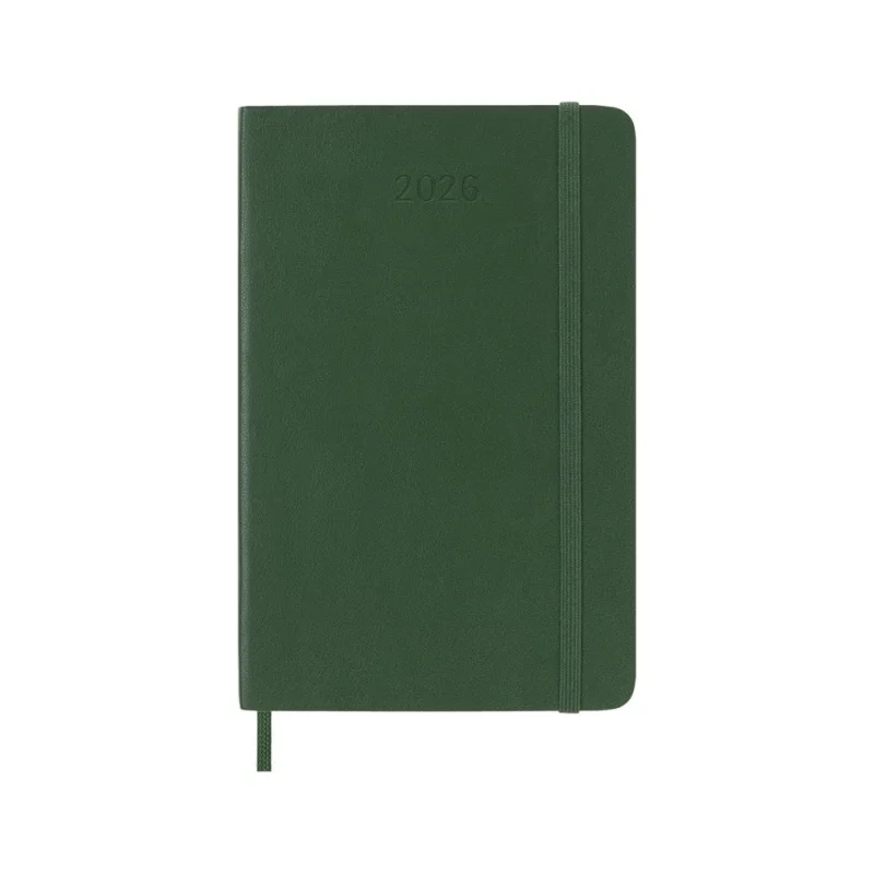 MOLESKINE Határidőnapló 2026 12 hónap, Heti, puha borító, MIRTUSZ ZÖLD (P)
