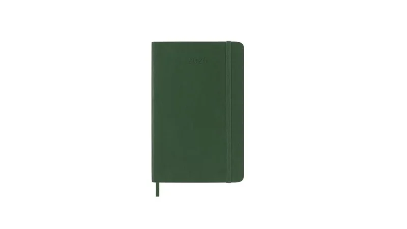 MOLESKINE Határidőnapló 2026 12 hónap, Heti, puha borító, MIRTUSZ ZÖLD (P)