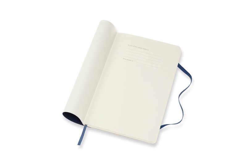 MOLESKINE Határidőnapló 2026 12 hónap, Heti, puha borító, ZAFÍR KÉK (L)
