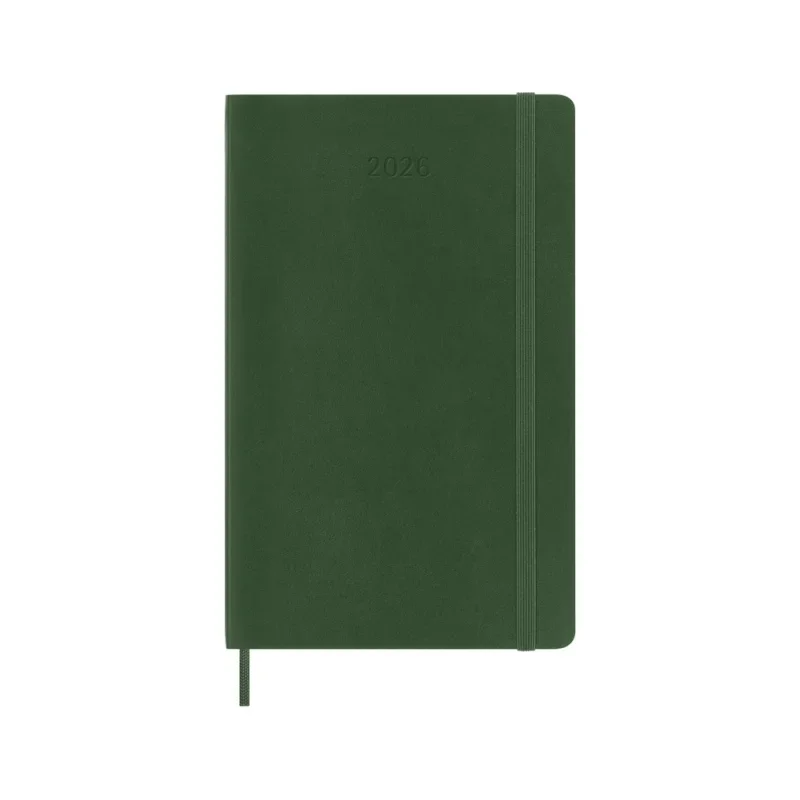 MOLESKINE Határidőnapló 2026 12 hónap, Heti, puha borító, MIRTUSZ ZÖLD (L)