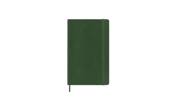 MOLESKINE Határidőnapló 2026 12 hónap, Heti, puha borító, MIRTUSZ ZÖLD (L)