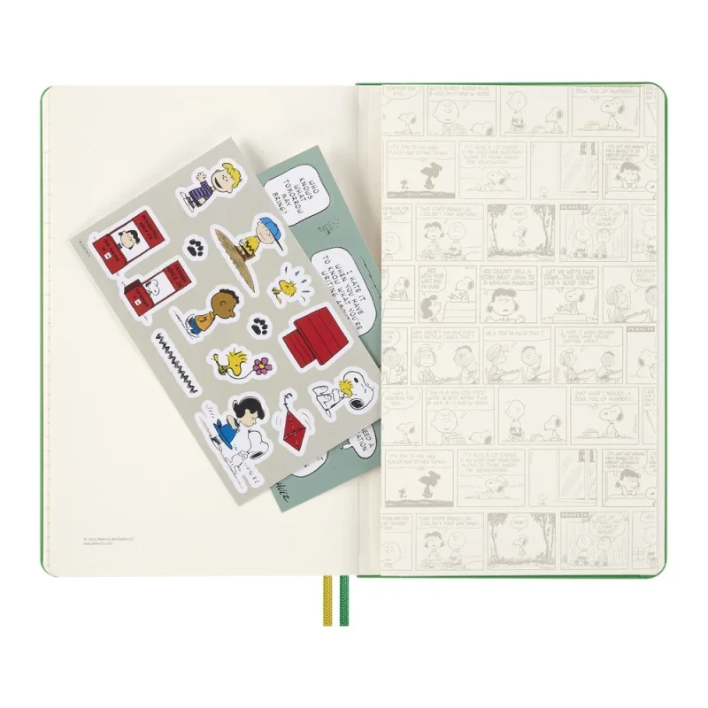 MOLESKINE Határidőnapló 2026 12 hónap, Napi, kemény borító, PEANUTS CHARLIE & SNOOPY (L)