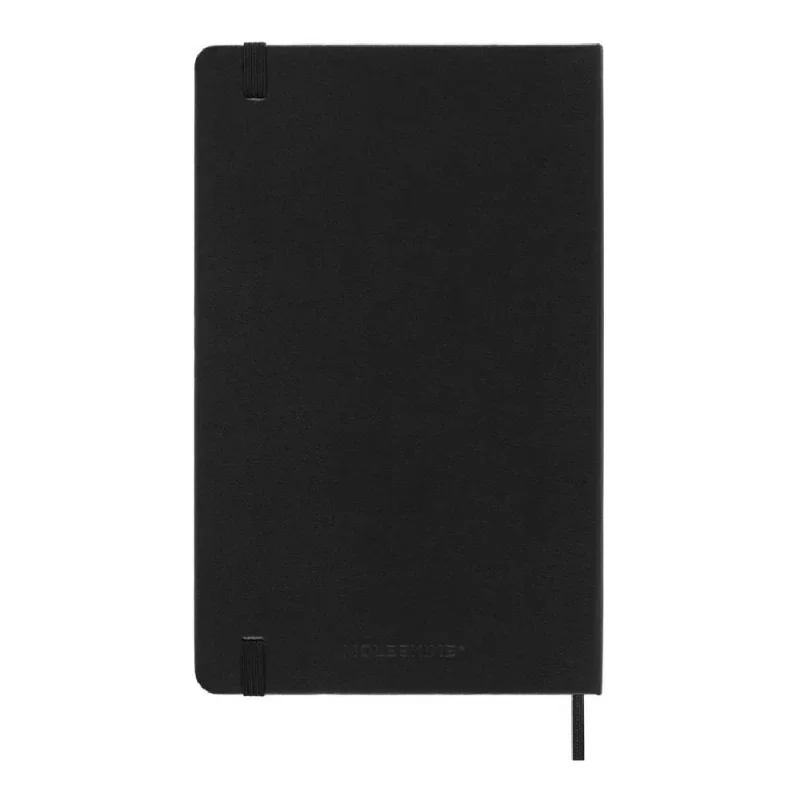 MOLESKINE Határidőnapló 2026 12 hónap, PRO Heti, kemény borító, FEKETE (L)