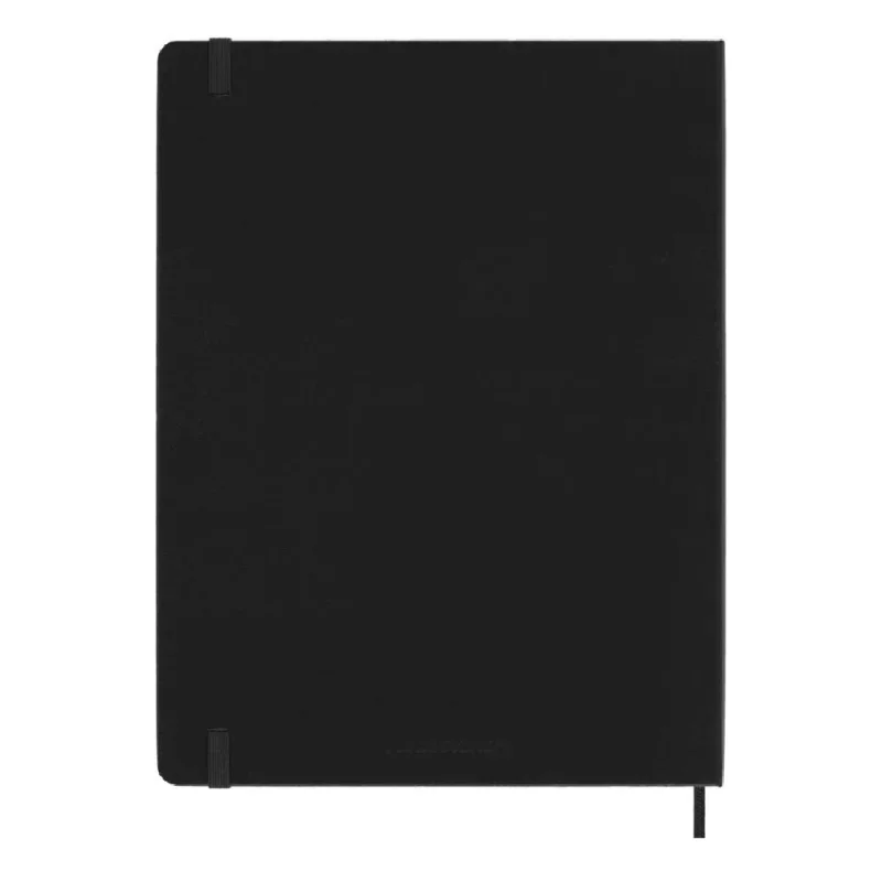 MOLESKINE Határidőnapló 2026 12 hónap, PRO Heti, kemény borító, FEKETE (XL)