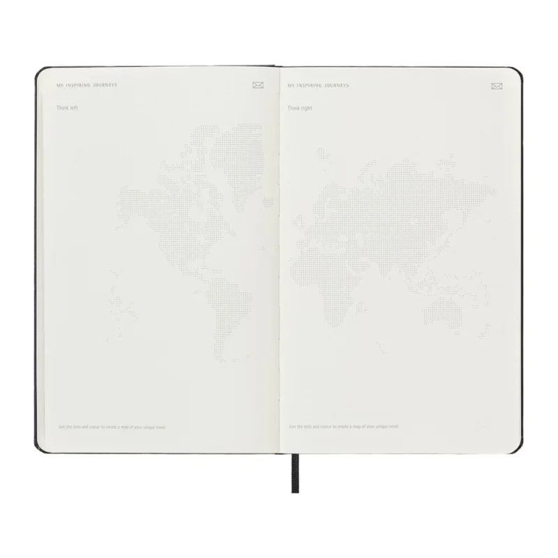 MOLESKINE SMART Határidőnapló 2026 12 hónap, Heti, puha borító, FEKETE (L)