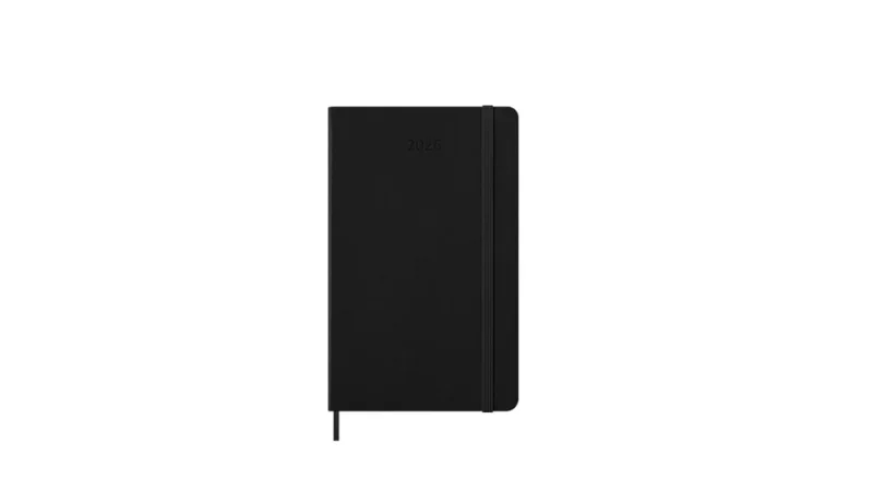 MOLESKINE SMART Határidőnapló 2026 12 hónap, Heti, puha borító, FEKETE (L)