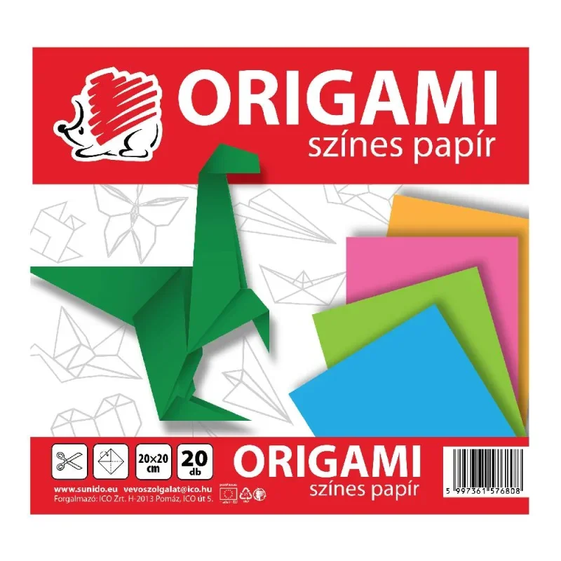 ICO Süni Origami lapok 20x20 20lap