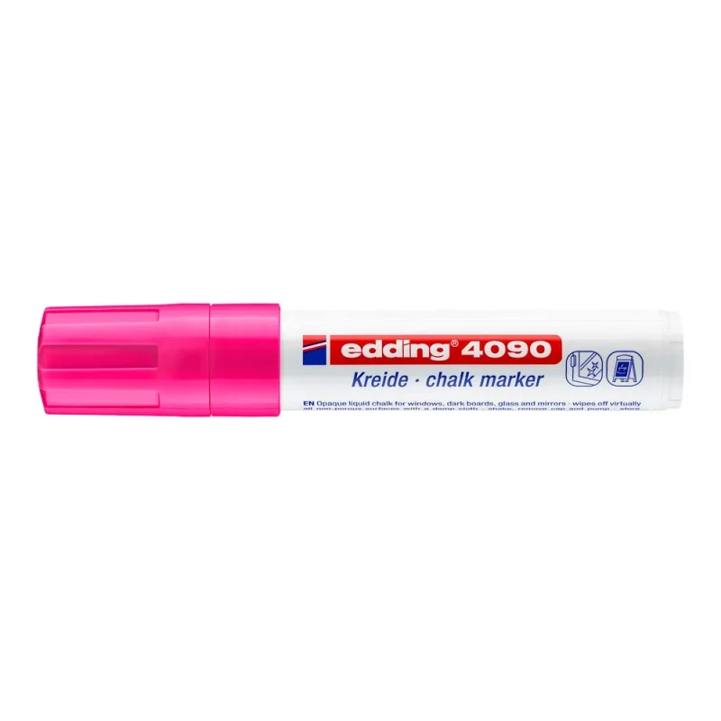 Edding 4090 folyékony krétamarker neon rózsaszín d5