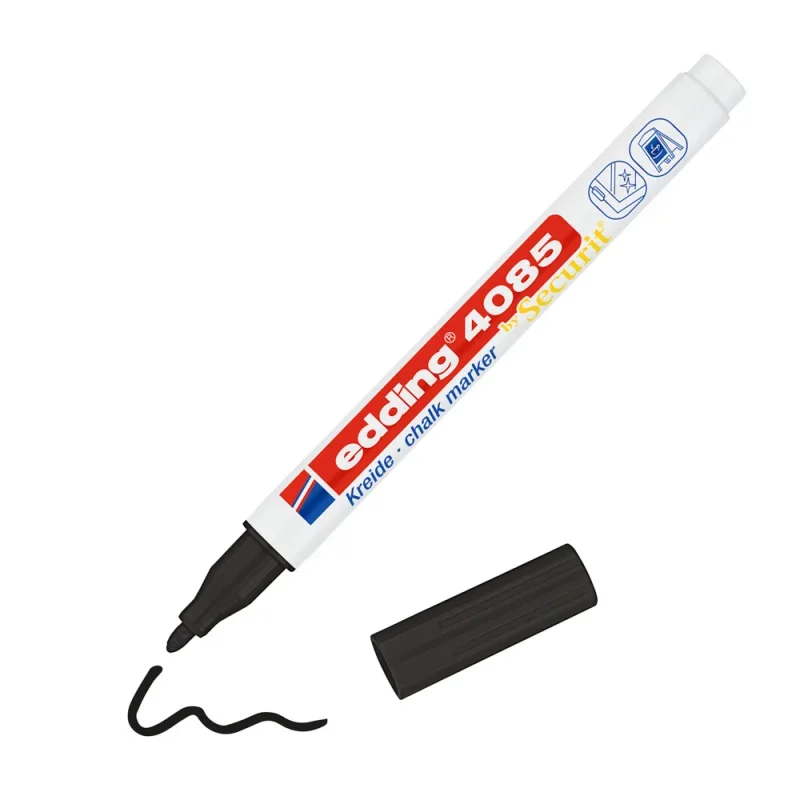 Edding 4085 folyékony krétamarker fekete d10