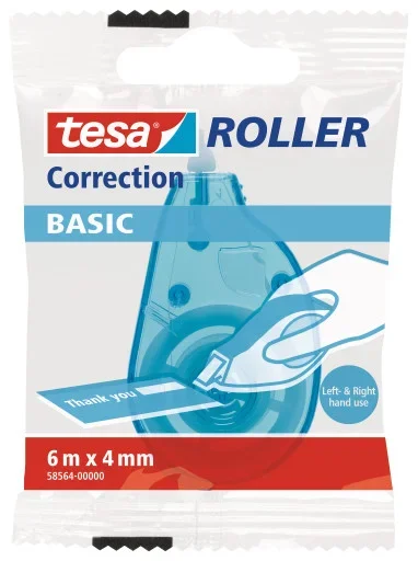 TESA BASIC 58564 Hibajavító roller MINI (6m x 5mm)