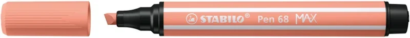 STABILO Pen 68 MAX prémium filctoll vágott heggyel barack