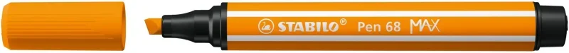 STABILO Pen 68 MAX prémium filctoll vágott heggyel narancs