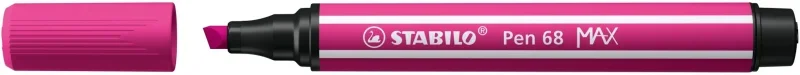 STABILO Pen 68 MAX prémium filctoll vágott heggyel pink