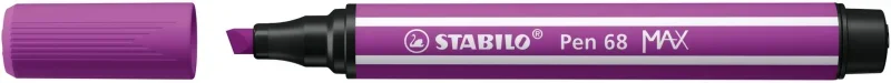 STABILO Pen 68 MAX prémium filctoll vágott heggyel lila