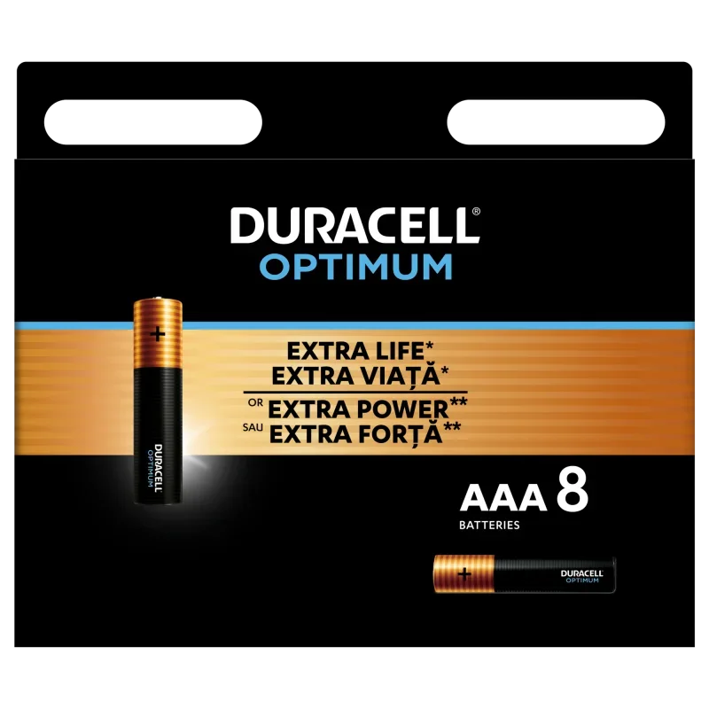 Duracell Optimum 8 db AAA elem