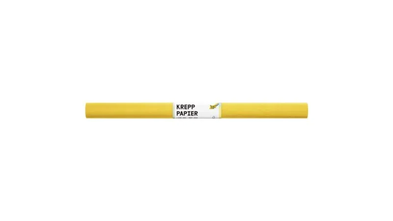 Folia krepp papír 50x250cm, sárga