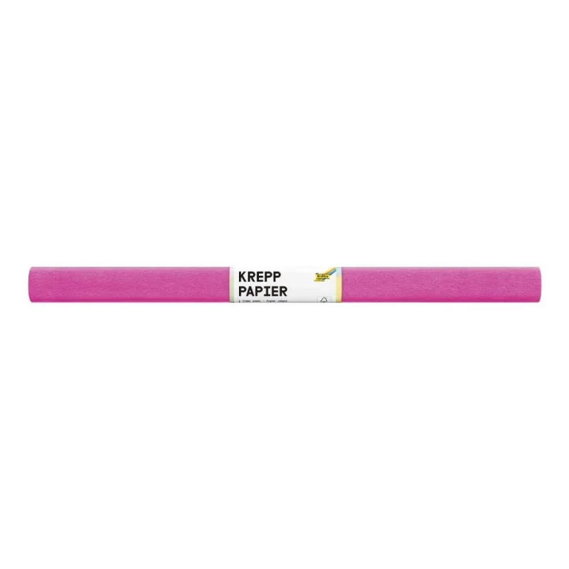 Folia krepp papír 50x250cm, pink