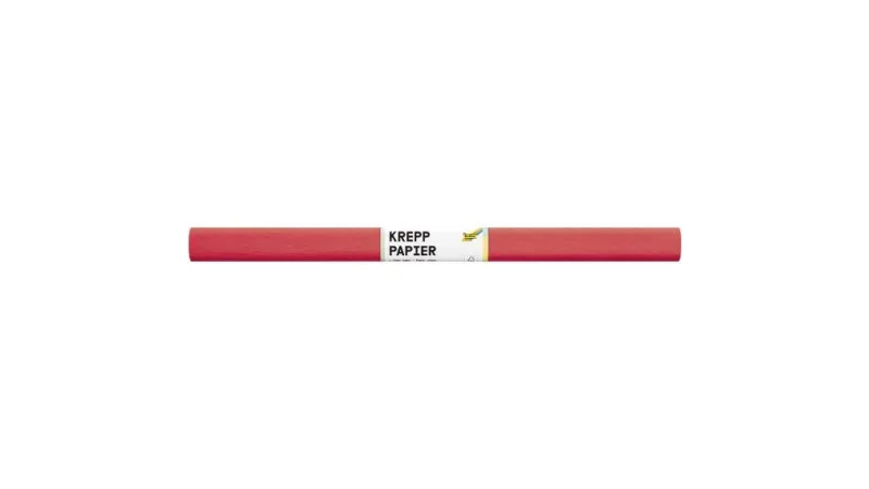 Folia krepp papír 50x250cm, piros