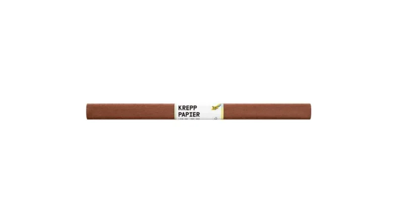 Folia krepp papír 50x250cm, középbarna
