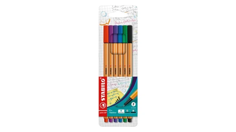 Stabilo Point 88 Neon tűfilc készlet 6 db-os
