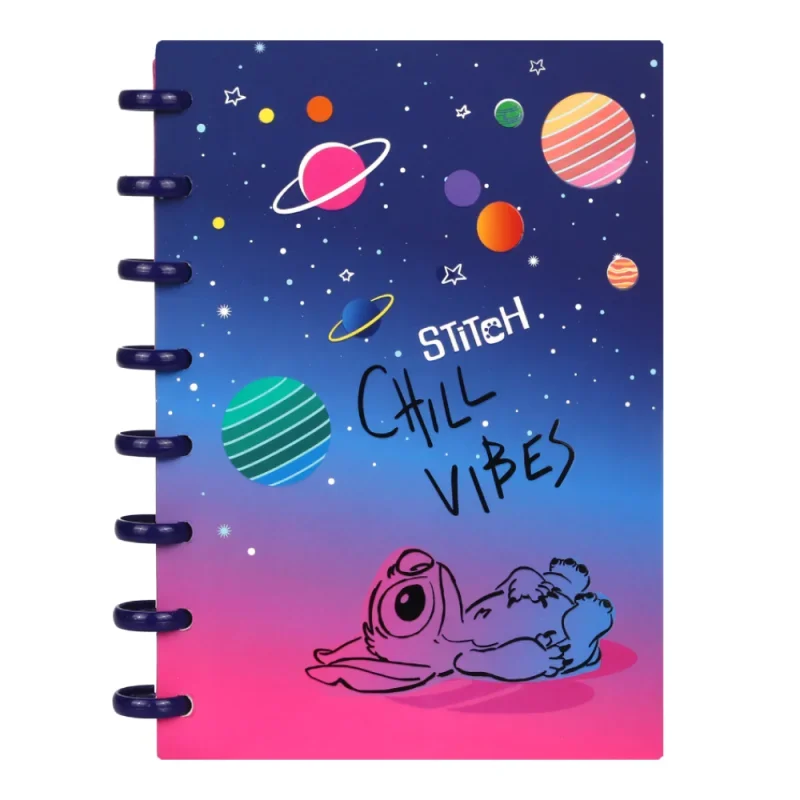 Spirálfüzet A5 100lapos Disney Black Stitch